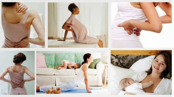 Giảm đau lưng sau sinh